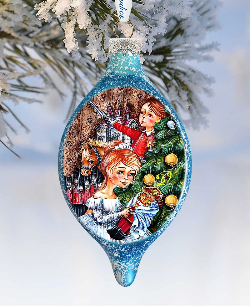 G.DeBrekht Nutcracker Glass Ornament