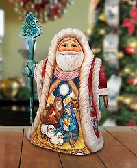 G.DeBrekht Holy Sculpture Regal Santa