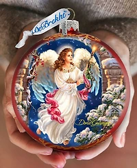 G.DeBrekht Angel in The Arch Glass Ornament Limited Edition