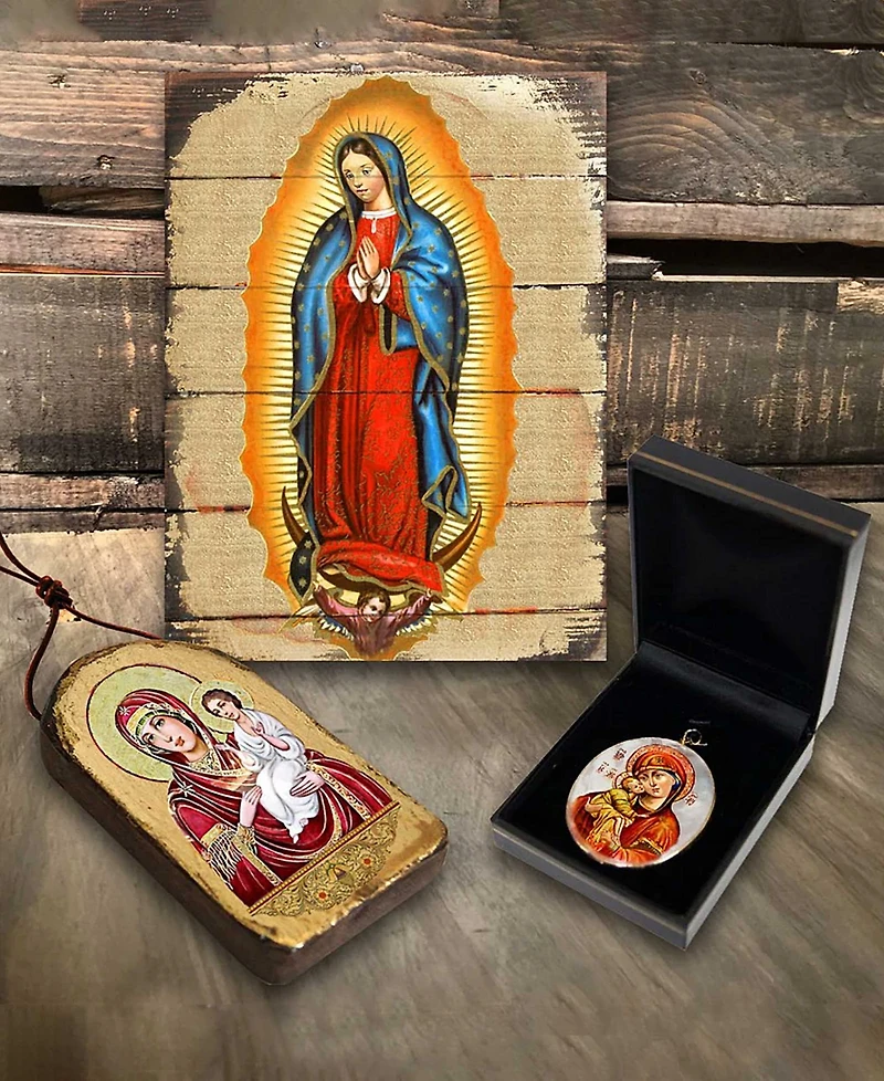 G.DeBrekht Maria Magdalena Religious Holiday Jewelry Necklace Monastery Icons