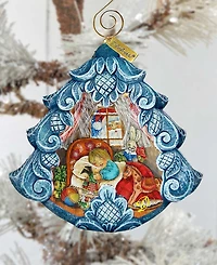 G.DeBrekht Night Before Christmas Tree Sculpted Ornament