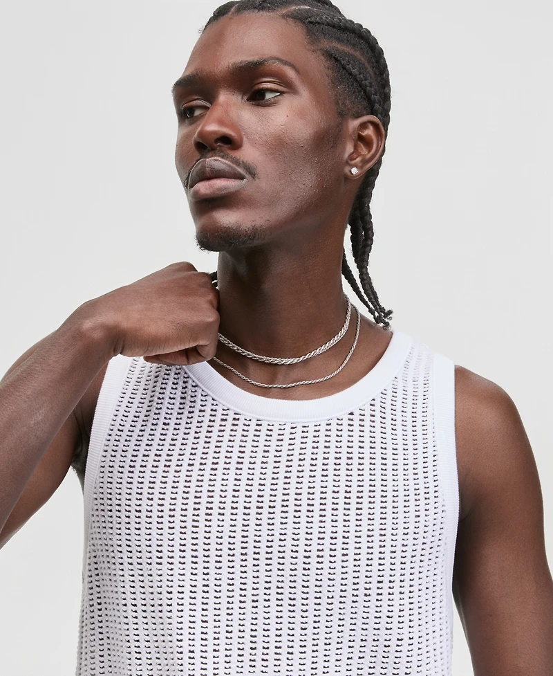 Mode of One Men's Mesh-Knit Crewneck Tank, Macy's Exclusive