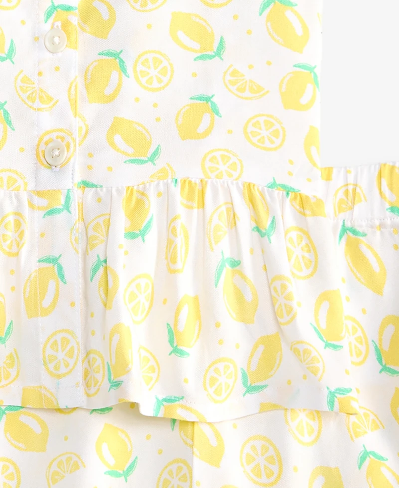 Epic Threads Toddler Girls' 12M-5T Lemon-Print Top & Shorts, 2-Piece Set, Macy's Exclusive