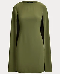 Lauren Ralph Women's Cape Georgette Cocktail Dress