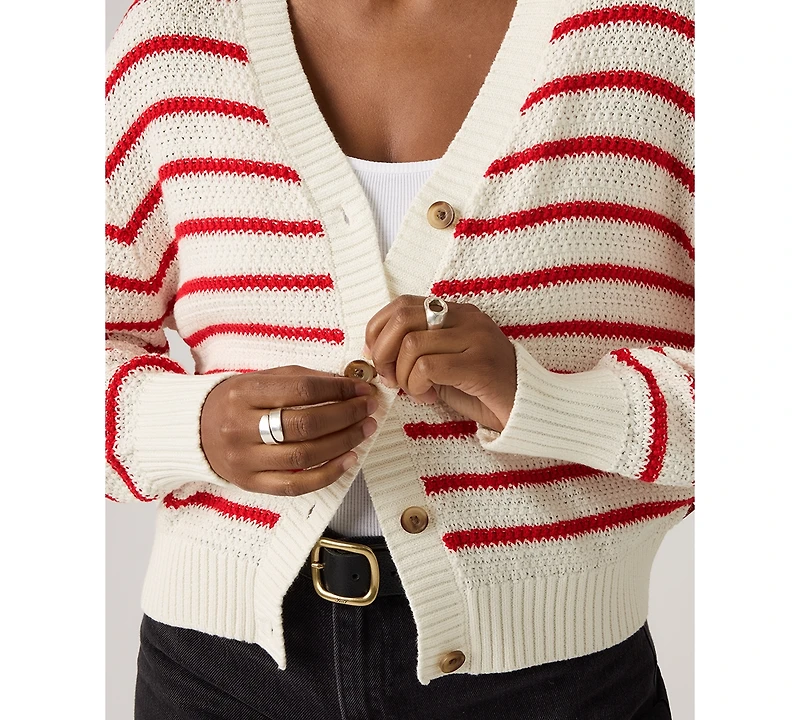 Levi's Juniors' Snowflake Standard Fit Cardigan