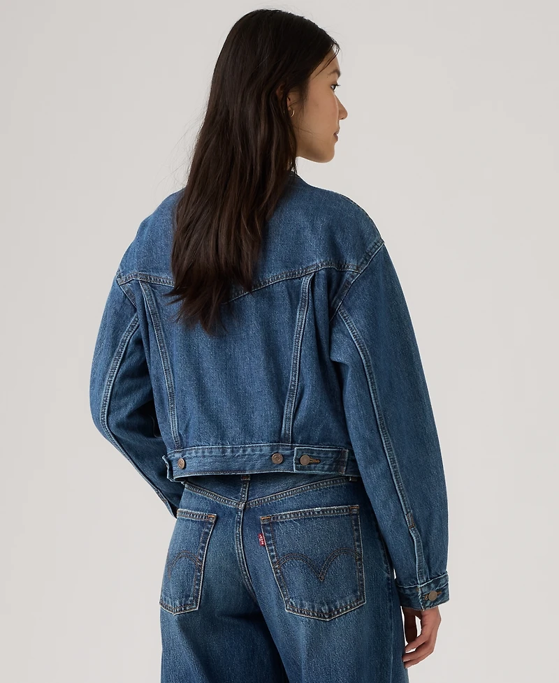 Levi's Women's 90's Collarless Shrunken Trucker Jacket