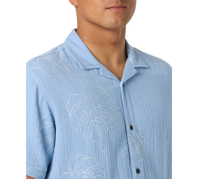 O'Neill Men's Pipe Rodeo Regular-Fit Camp Collar Shirt