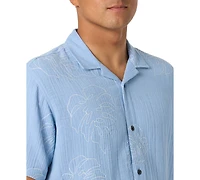 O'Neill Men's Pipe Rodeo Regular-Fit Camp Collar Shirt