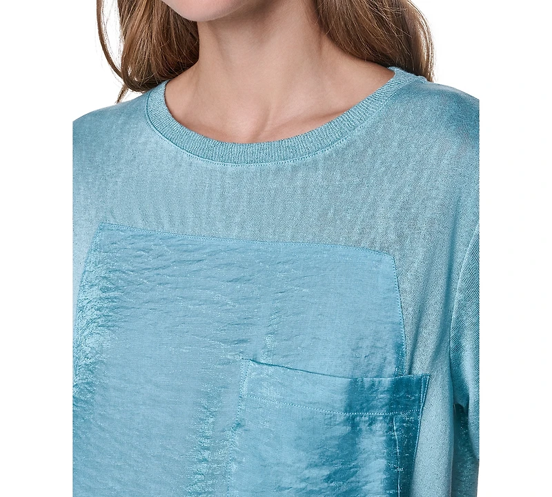 Dkny Women's Short-Sleeve Twinkle Front T-Shirt