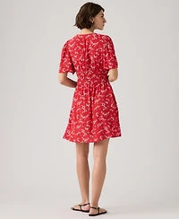 Levi's Women's Rylan V-Neck Mini Crepe Dress