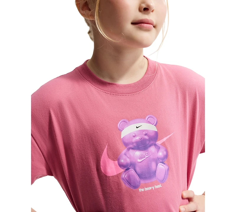 Nike Girls' 7-16 Sportswear Boxy Short-Sleeve T-Shirt