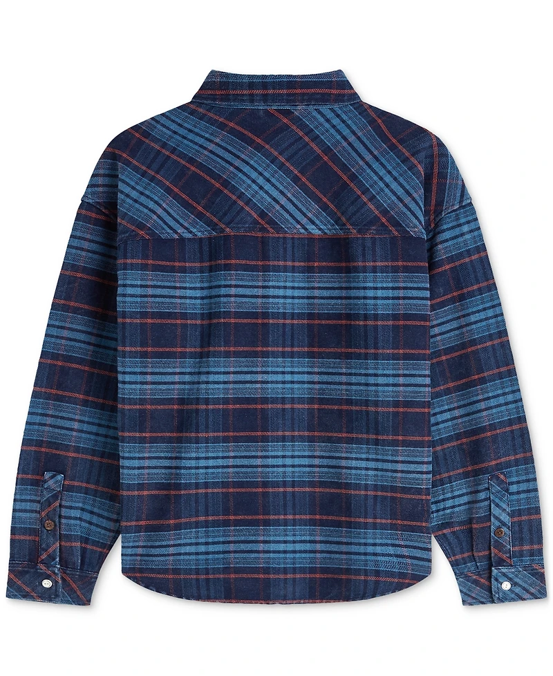 Scotch & Soda Men's Long-Sleeve Overshirt Jacket