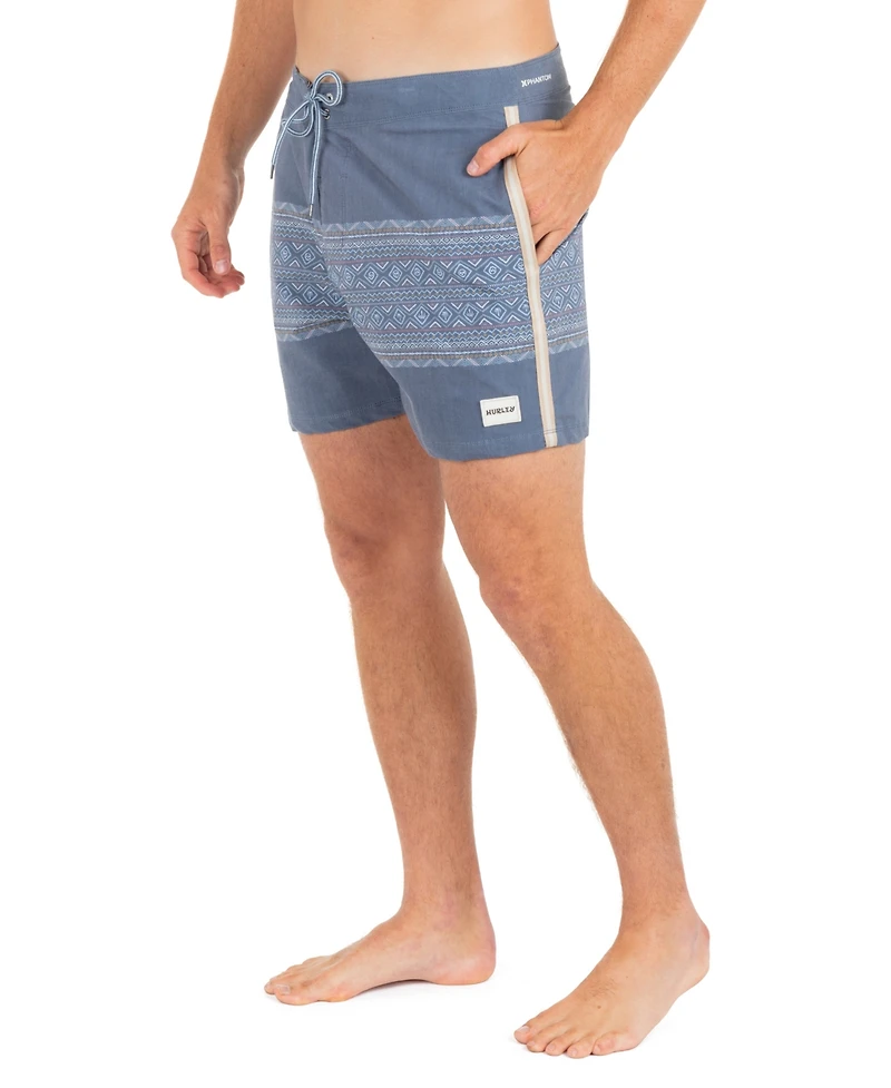 Hurley Men's Printed Drawcord Swim Shorts
