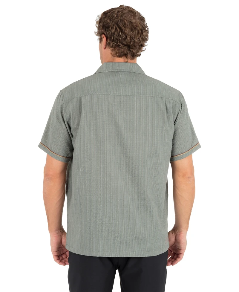 Hurley Men's Camp Collared Short-Sleeve Shirt