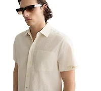 Scotch & Soda Men's Regular-Fit Short-Sleeve Collared Shirt