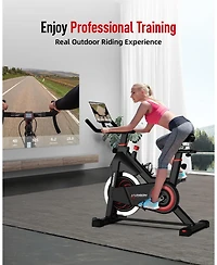 Harison Adjustable Magnetic Exercise Bike for Home, 380 lbs Capacity with App