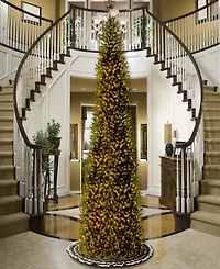 National Tree 14' Kingswood Fir Pencil Tree with 1300 Clear Lights