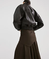 Mango Women's Scarf Detail A-Line Skirt