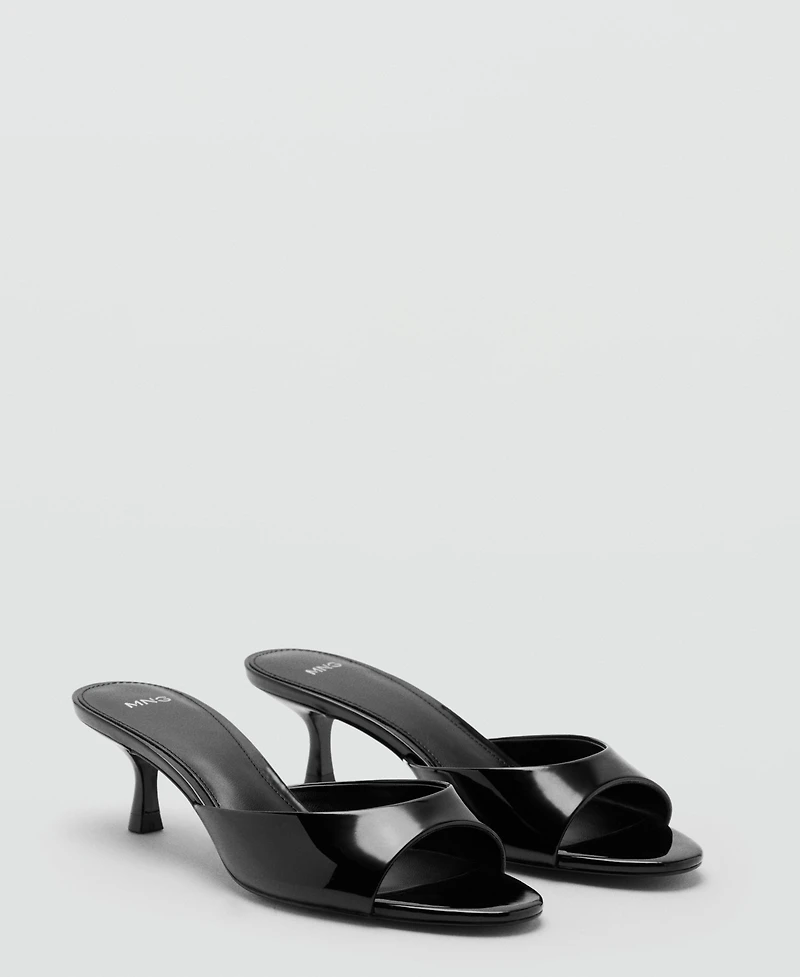 Mango Women's Strap Kitten-Heel Sandals