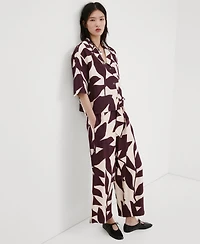 Mango Women's Printed Short-Sleeved Shirt