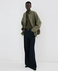 Mango Women's Pockets Cotton Jacket