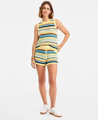 Tommy Hilfiger Women's Cotton Crochet Sleeveless Sweater