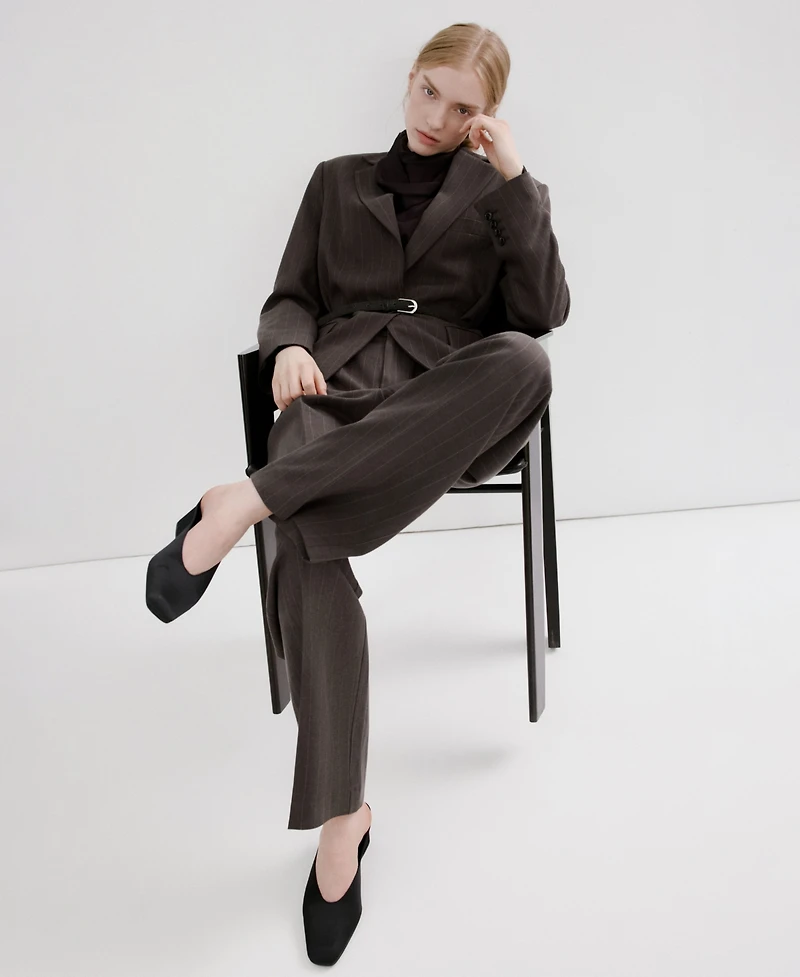 Mango Women's Lyocell Suit Pants
