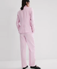 Mango Women's Linen Suit Pants