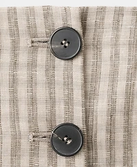 Mango Women's Buttons Strapless Top