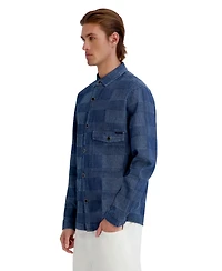 Karl Lagerfeld Paris Men's Denim Shirt Jacket