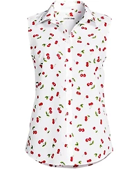 Lands' End Women's Petite No Iron Sleeveless Shirt