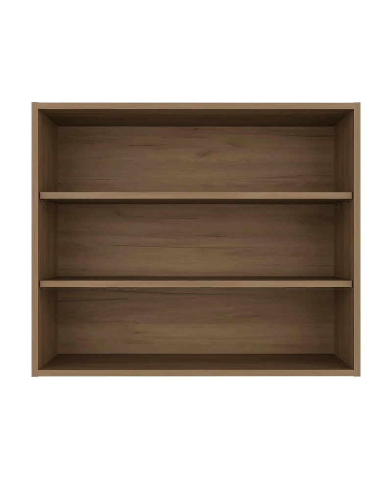 Fm Furniture Chinle Wall Cabinet in Melamine with Open Storage