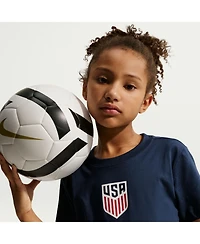 Nike Big Boys and Girls Blue Usmnt Crest T-Shirt
