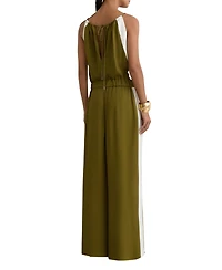 Reiss Women's Inez Colourblock Gathered Wide-Leg Jumpsuit