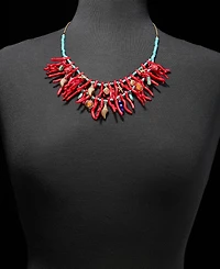 lonna & lilly Sealife Charm Beaded 28" Layered Statement Necklace