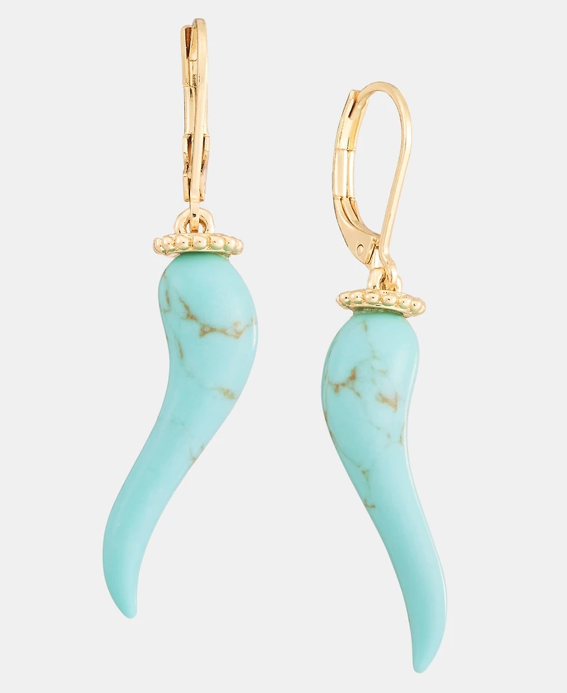 lonna & lilly Horn Drop Earrings