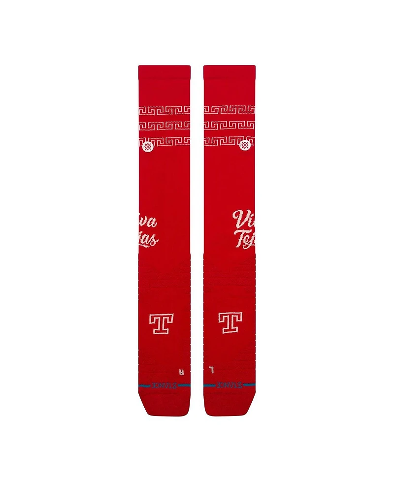 Stance Men's and Women's Red Texas Rangers 2026 City Connect Over The Calf Socks
