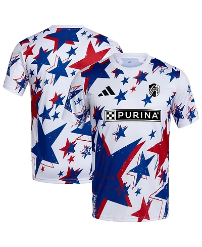 Adidas Men's White St. Louis City Sc 2026 Americana Pre-Match Jersey