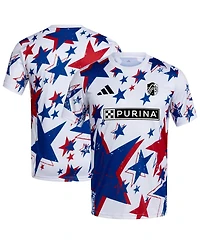 Adidas Men's White St. Louis City Sc 2026 Americana Pre-Match Jersey