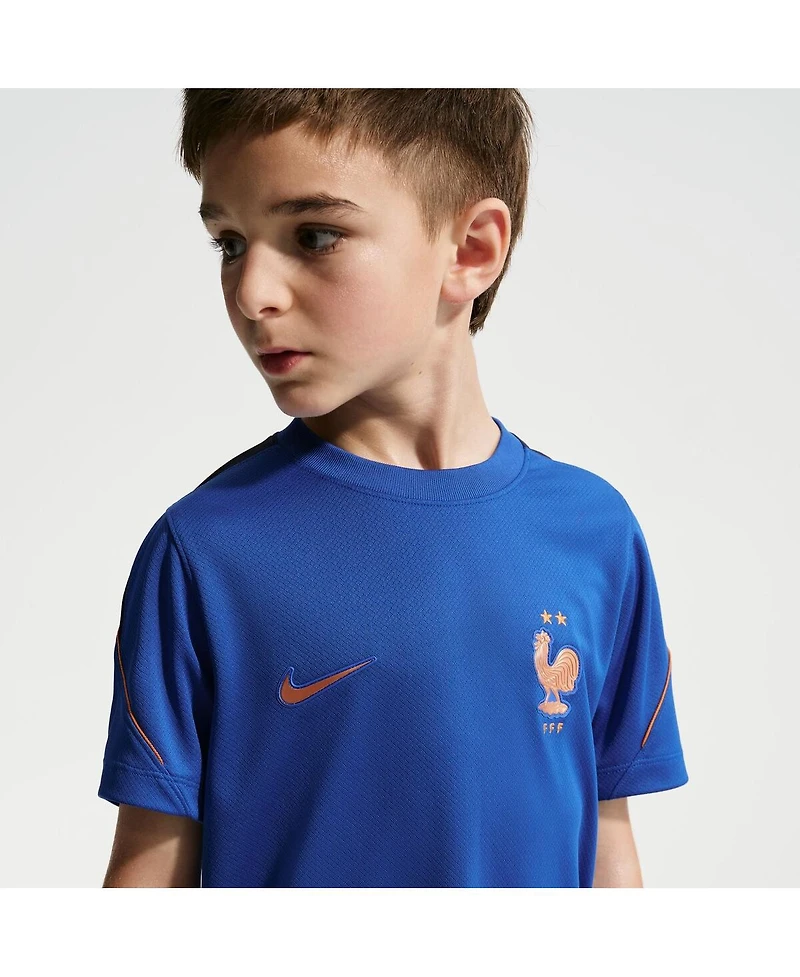 Nike Big Boys and Girls Royal France National Team 2026 Strike Dri-fit Top