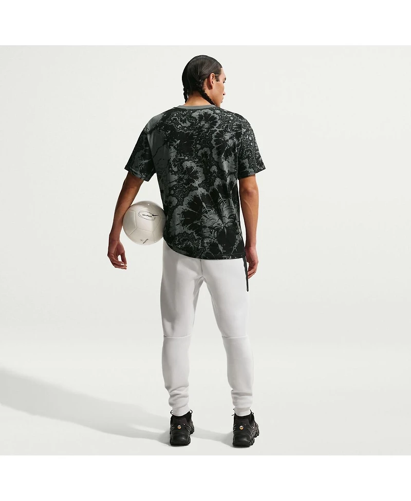 Nike Men's Gray Netherlands National Team Allover Print T-Shirt