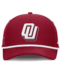 Nike Men's and Women's Crimson Oklahoma Sooners 2026 Basketball Refresh 5-Panel Rope Rise Hat