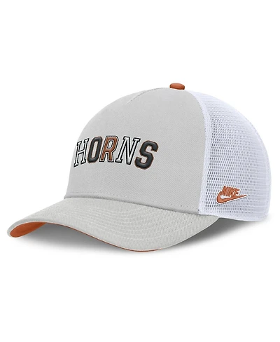 Nike Men's and Women's Gray Texas Longhorns 2026 Basketball Refresh 5-Panel Rise Trucker Hat