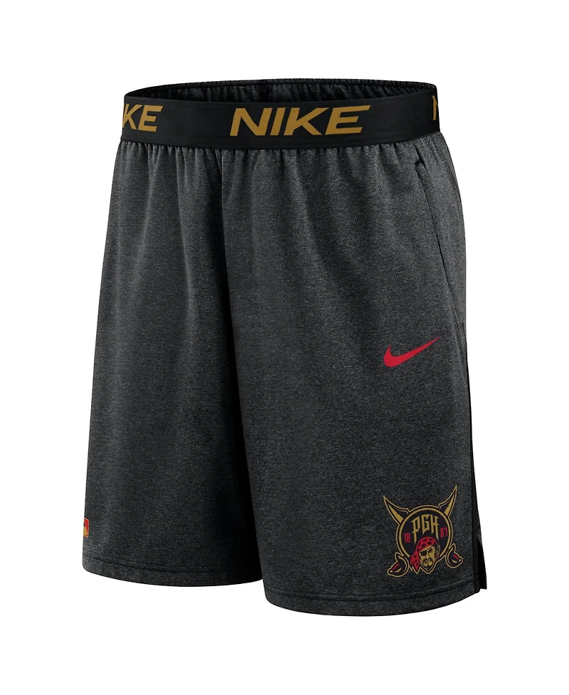Nike Men's Black Pittsburgh Pirates 2026 City Connect Authentic Collection Dri-fit Knit Shorts