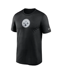 Nike Men's Black Pittsburgh Steelers Sideline Lead The Charge Legend Dri-fit T-Shirt
