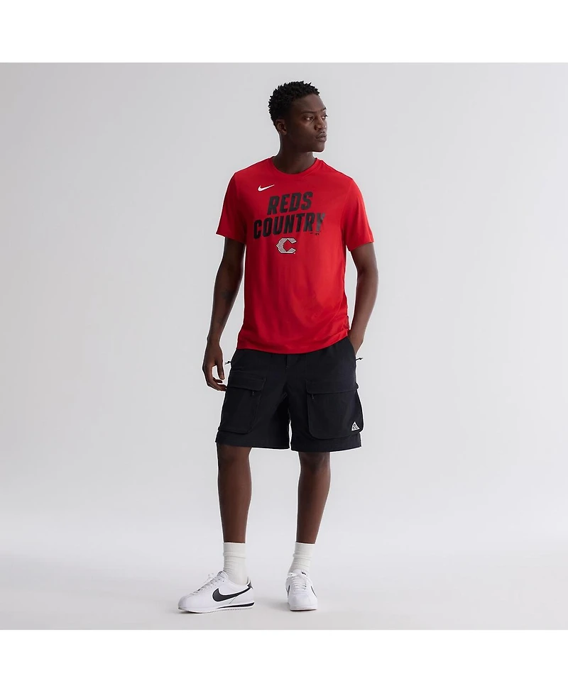 Nike Men's Red Cincinnati Reds 2026 City Connect Team Phrase Script Dri-fit T-Shirt