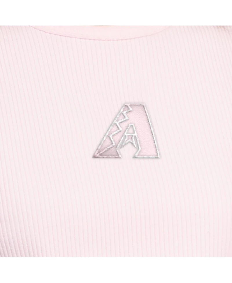 Starter Women's Light Pink Arizona Diamondbacks Pastels Ribbed Tank Top