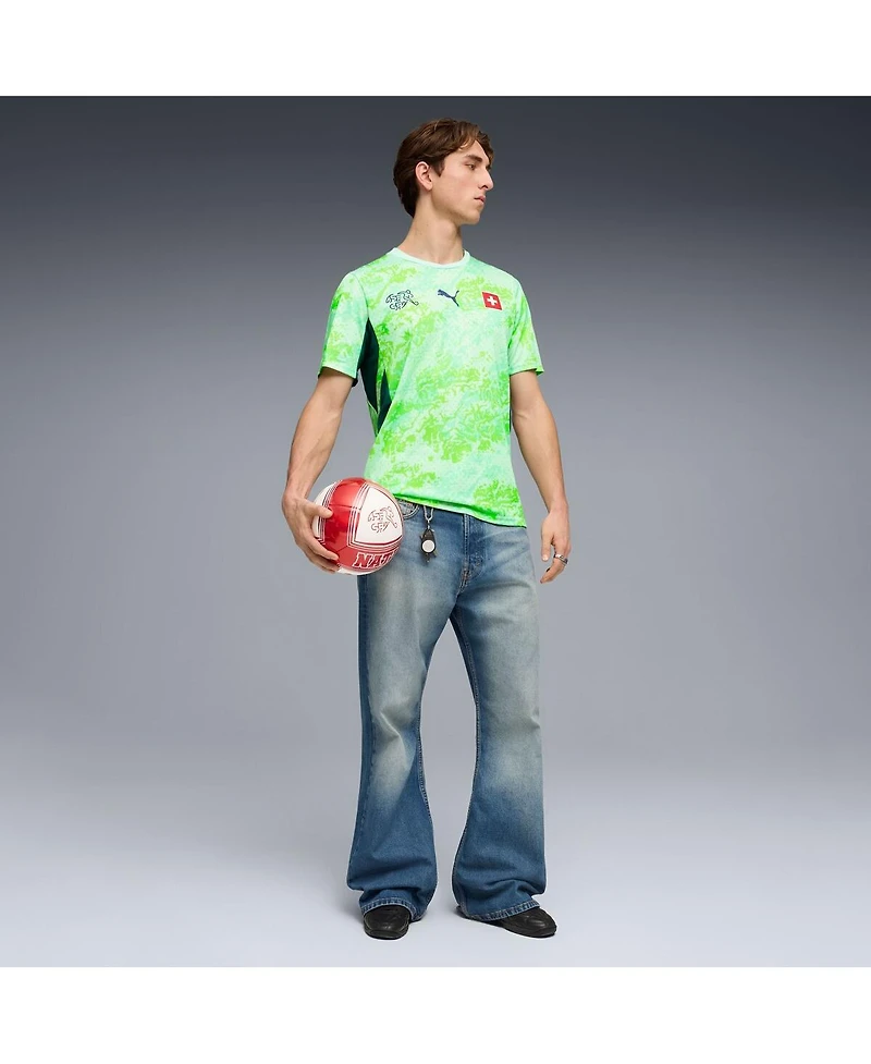 Puma Men's Green Switzerland National Team 2026 Away Replica Jersey