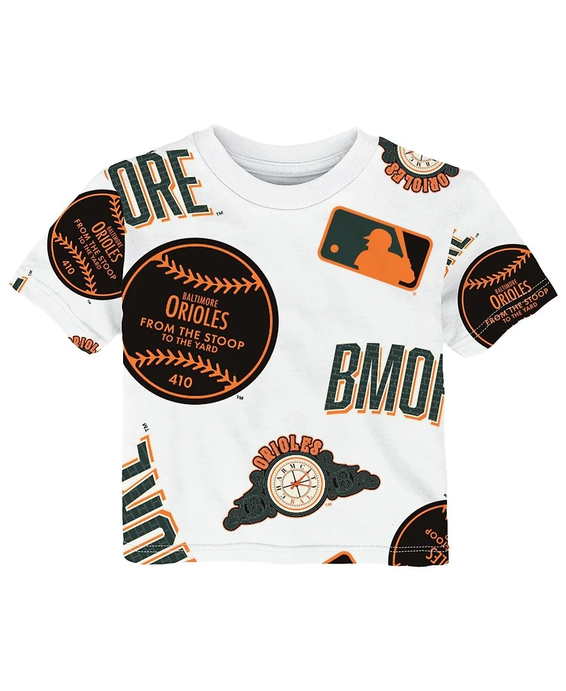 Outerstuff Toddler White Baltimore Orioles 2026 City Connect Game Day T-Shirt