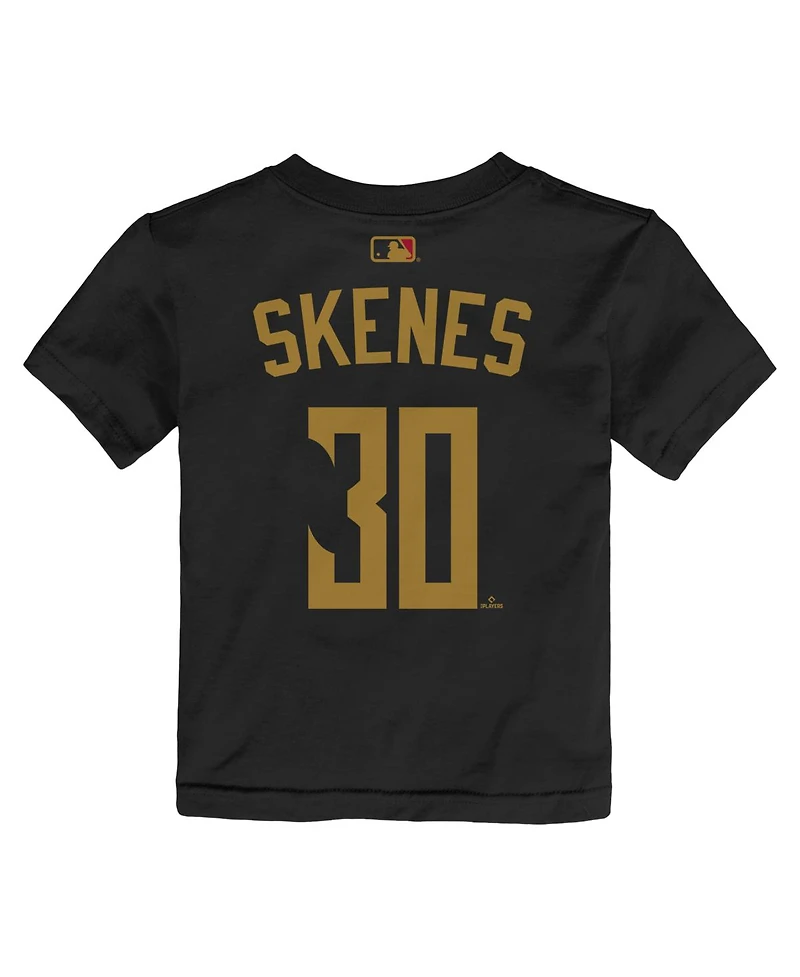 Nike Toddler Paul Skenes Black Pittsburgh Pirates 2026 City Connect Name Number T-Shirt